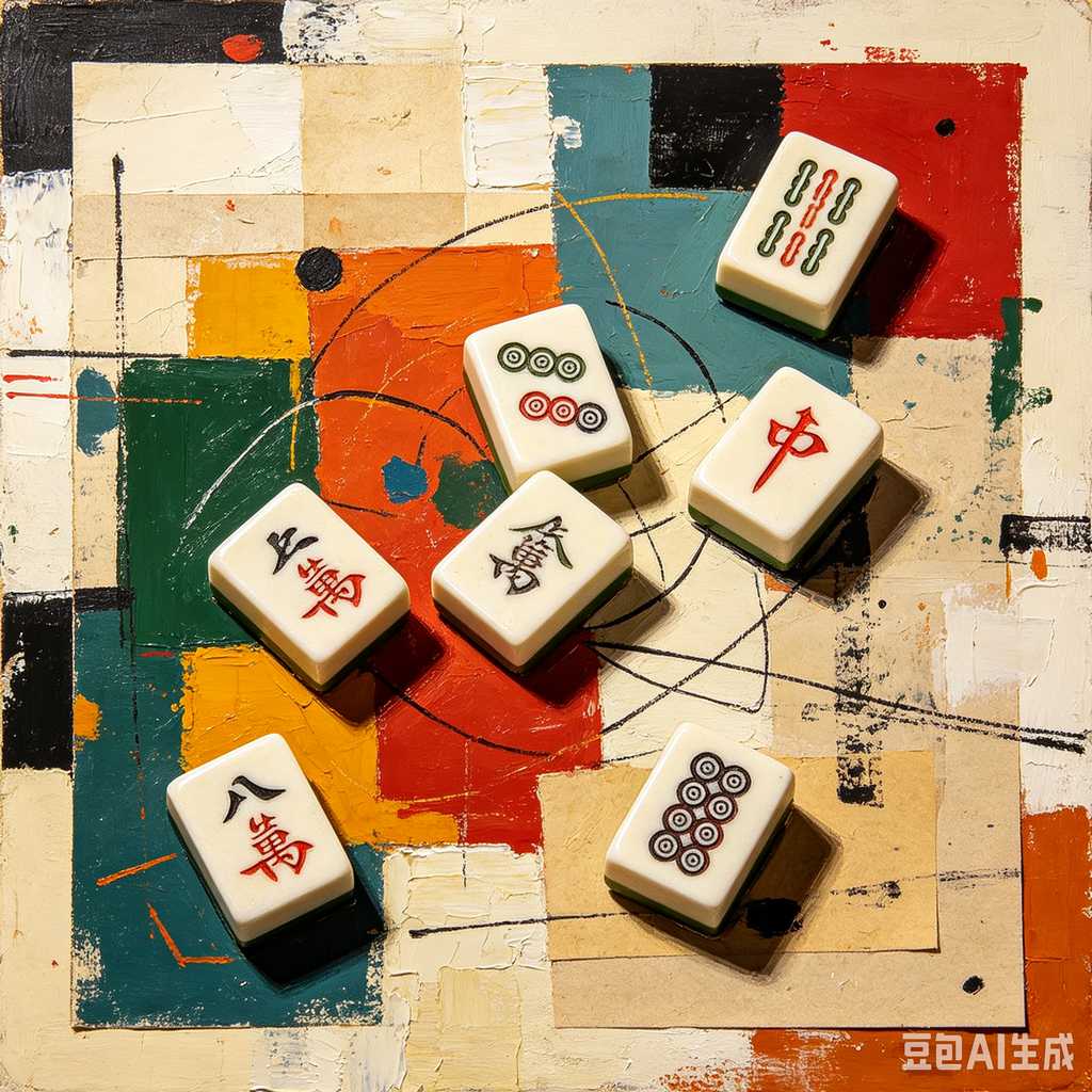 traditional color mahjong set