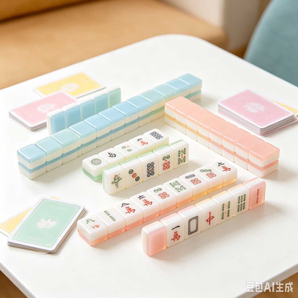 fine polished mahjong set