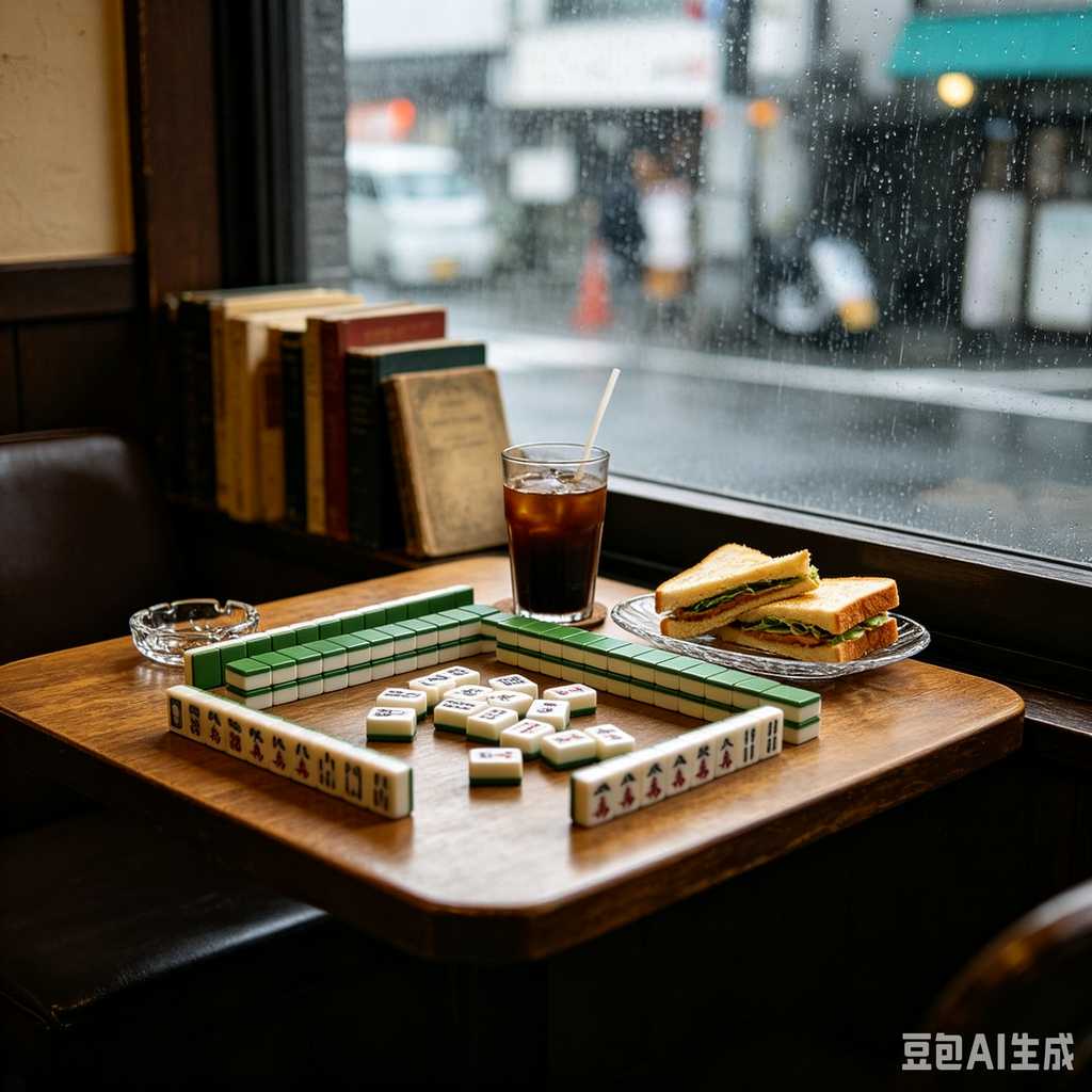 stable print mahjong set